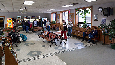 Inside Havre station