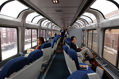 Club Car in the Havre station