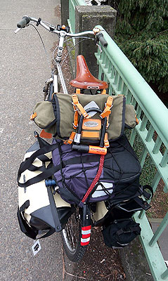 Marin loaded down for departure