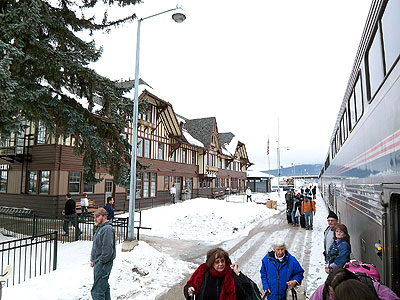 Empire Builder in Whitefish, Montana