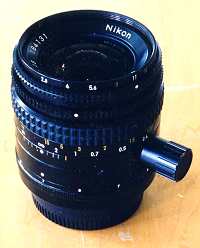 Nikon 35mm f/2.8 PC lens, unshifted