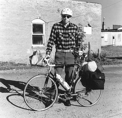 Bike Touring in 1980, Mingo, Iowa
