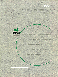 MSI 1990 Annual Report cover