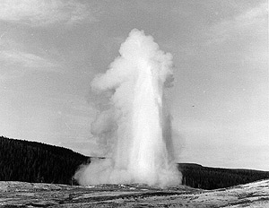 Old Faithful does it's thing